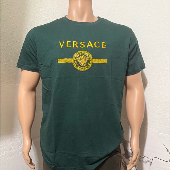 Versace Green T-Shirt for Men size M - Picture 1 of 4